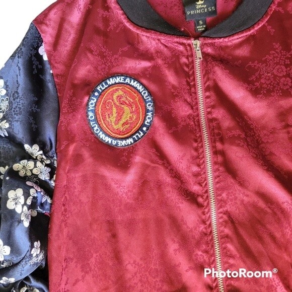 DISNEY'S PRINCESS LINE MULAN ZIP UP JACKET - S - Picture 3 of 8
